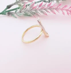 Bague Moderne Diamants Or 2 tons