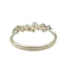 Bague moderne du 21e siècle en or 18 ct avec diamants