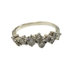 Bague moderne du 21e siècle en or 18 ct avec diamants