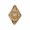 BAGUE MODERNE OR ET DIAMANTS