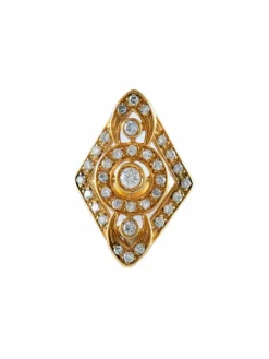 BAGUE MODERNE OR ET DIAMANTS
