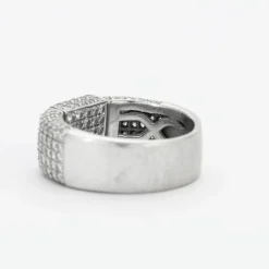 Bague Moderniste Saphirs Diamants