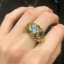 Bague Morabito Or jaune Diamants