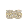 Bague Motif Panthère Or et Diamants