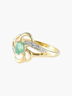 Bague Mouvementée Emeraude
