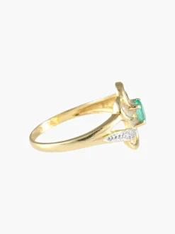 Bague Mouvementée Emeraude