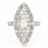Bague Navette Diamants 4 carats