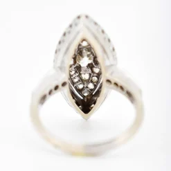 Bague Navette Diamants 4 carats