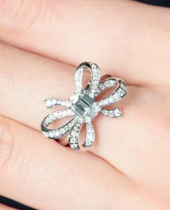 Bague Noeud Diamants