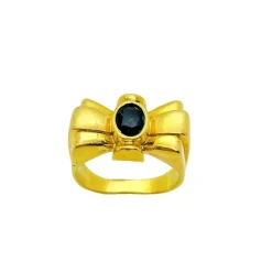 Bague Noeud Or Saphir