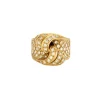 Bague nouée pavage diamants
