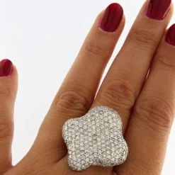 Bague Nuage pavage diamants 5,17 ct