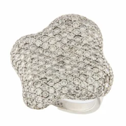 Bague Nuage pavage diamants 5,17 ct