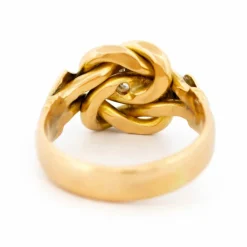 Bague nœud d'amour en diamant