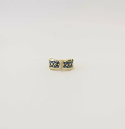 Bague nœud Saphir & Diamants