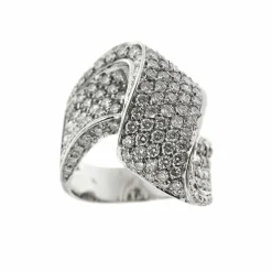 Bague Onde diamants