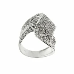 Bague Onde diamants