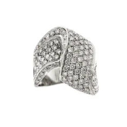 Bague Onde diamants