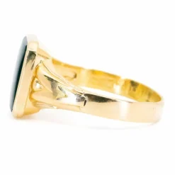 Bague, onyx ou