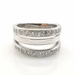 Bague or & diamants