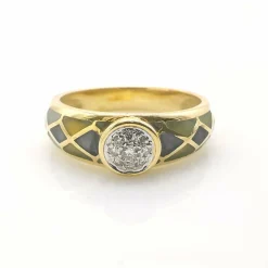 Bague or & diamants