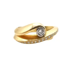 Bague or & diamants