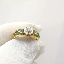 Bague or & diamants