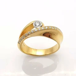 Bague or & diamants