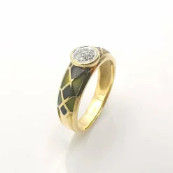 Bague or & diamants