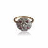 Bague Or Diamants et Rubis