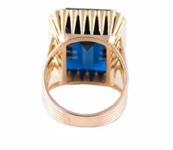 BAGUE OR & SPINELLE
