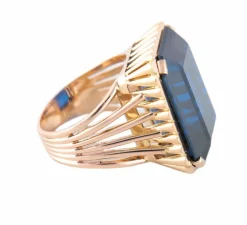 BAGUE OR & SPINELLE