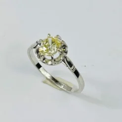 Bague Or avec Diamant Solitaire