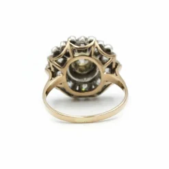 Bague or bicolore et diamants