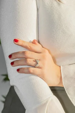 Bague Or blanc