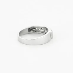 Bague or blanc