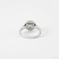 Bague or blanc & diamants