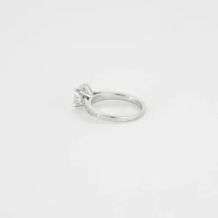 Bague or blanc diamants 1.23ct