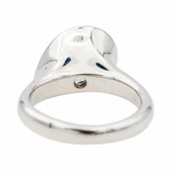 Bague Or blanc Aigue Marine