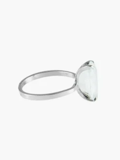 Bague Or Blanc Aigue-Marine