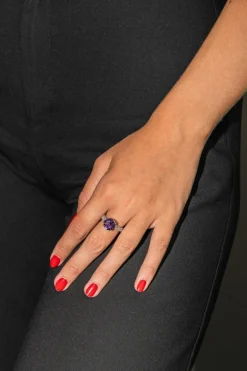 Bague Or blanc Améthyste