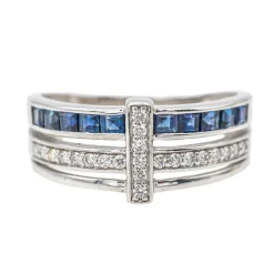 Bague Or blanc Diamant