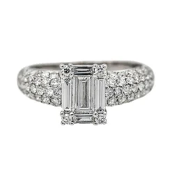 Bague Or blanc Diamant