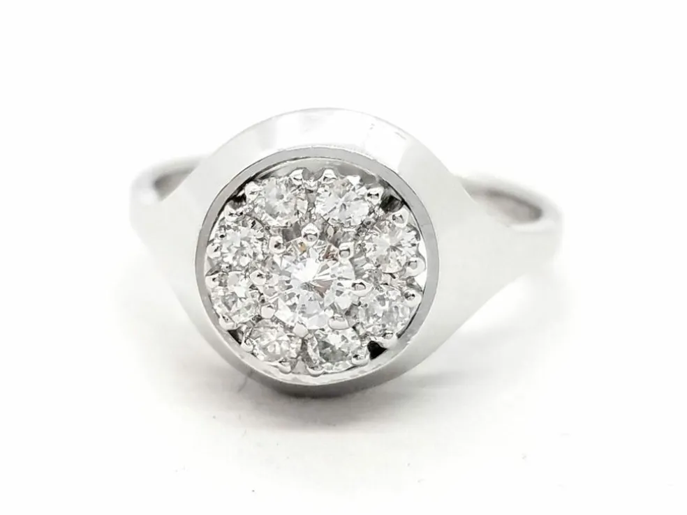 Bague Or blanc Diamant