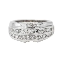 Bague Or blanc Diamant