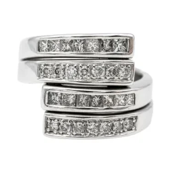 Bague Or blanc Diamant