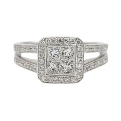 Bague Or blanc Diamant