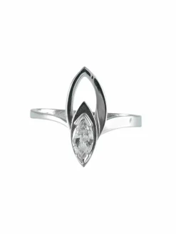 BAGUE OR BLANC DIAMANT