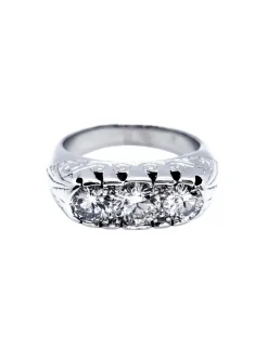 Bague Or blanc Diamant