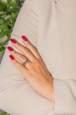Bague Or blanc Diamant